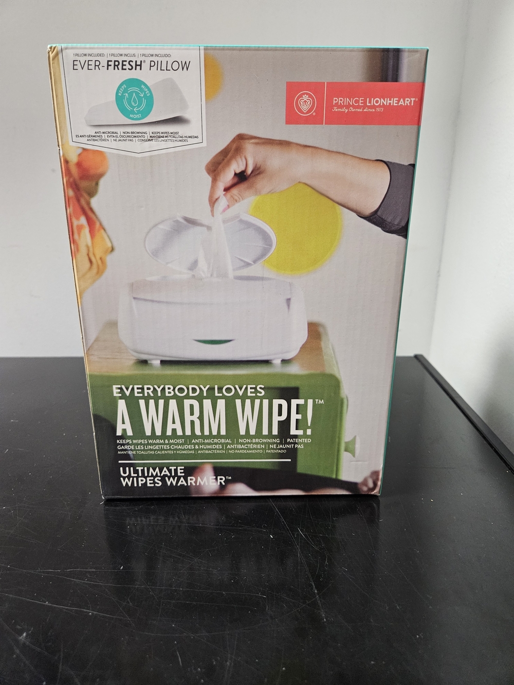 White Ultimate Wipes Warmer - Ever-Fresh Pillow Included